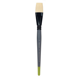 Flat synthetic bristle 1005F series brush - Renesans - no. 22