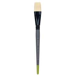 Flat synthetic bristle 1005F series brush - Renesans - no. 20