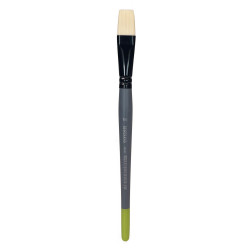 Flat synthetic bristle 1005F series brush - Renesans - no. 16