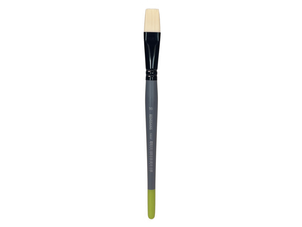 Flat synthetic bristle 1005F series brush - Renesans - no. 16
