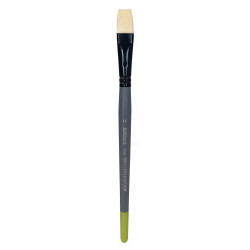 Flat synthetic bristle 1005F series brush - Renesans - no. 14
