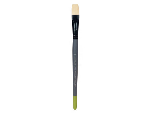 Flat synthetic bristle 1005F series brush - Renesans - no. 14