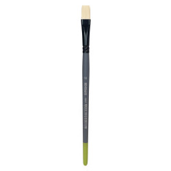 Flat synthetic bristle 1005F series brush - Renesans - no. 10