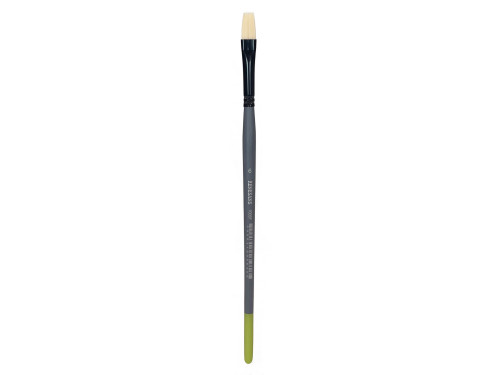 Flat synthetic bristle 1005F series brush - Renesans - no. 6