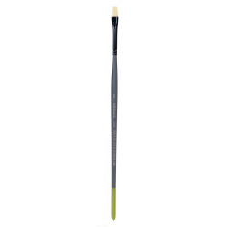 Flat synthetic bristle 1005F series brush - Renesans - no. 2