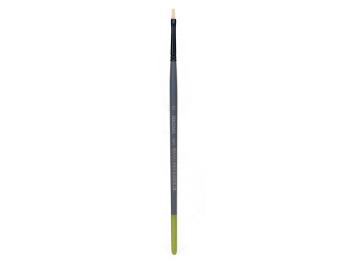 Flat synthetic bristle 1005F series brush - Renesans - no. 0