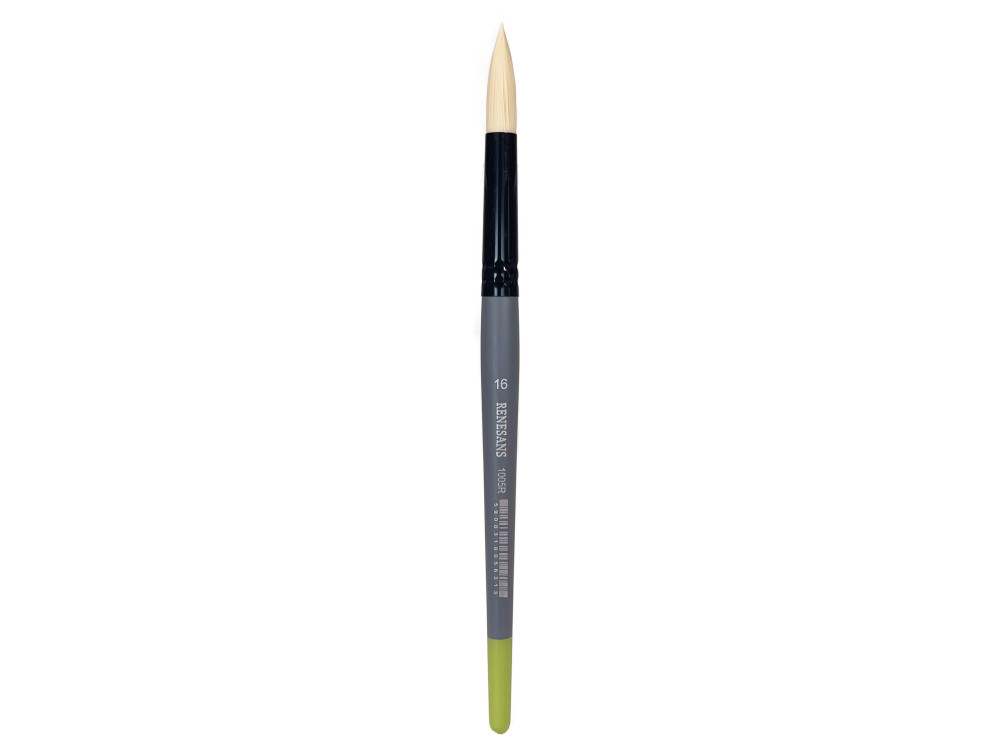 Round synthetic bristle 1005R series brush - Renesans - no. 16
