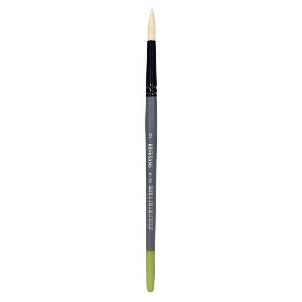 Round synthetic bristle 1005R series brush - Renesans - no. 9