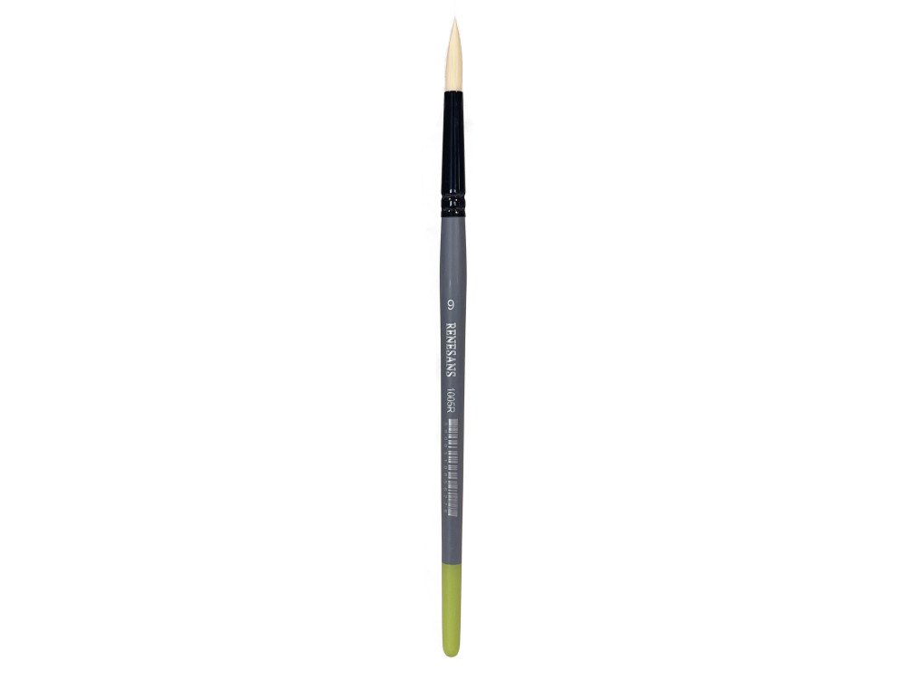 Round synthetic bristle 1005R series brush - Renesans - no. 9