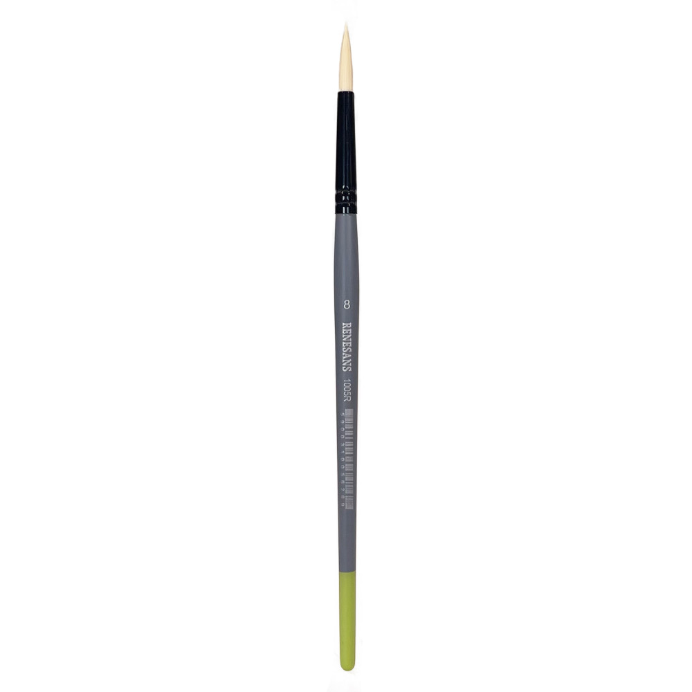 Round synthetic bristle 1005R series brush - Renesans - no. 8