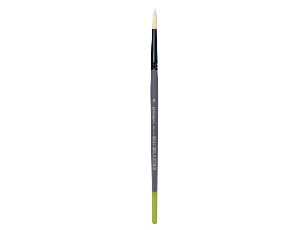 Round synthetic bristle 1005R series brush - Renesans - no. 6