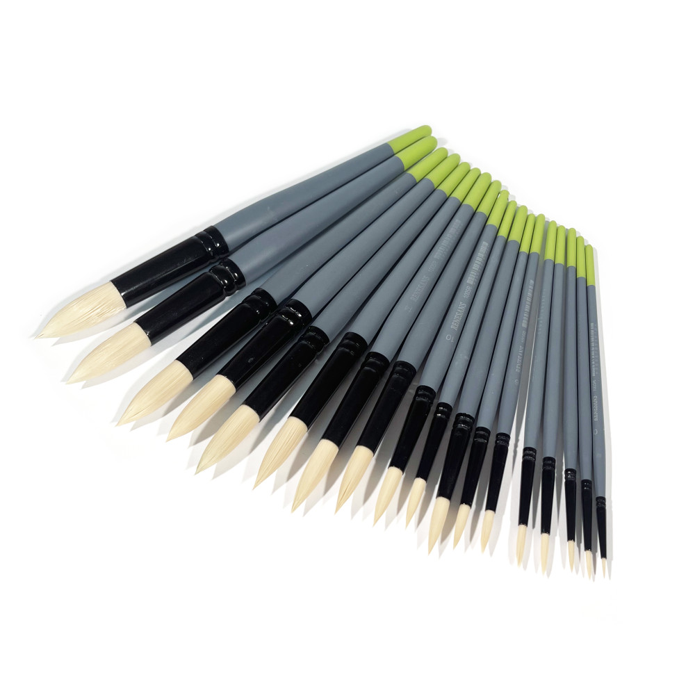 Round synthetic bristle 1005R series brush - Renesans - no. 4