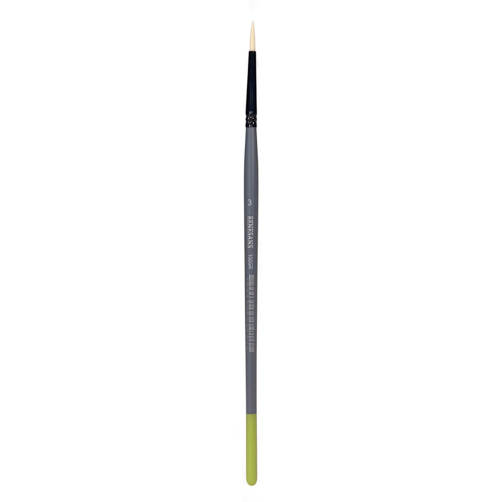 Round synthetic bristle 1005R series brush - Renesans - no. 3
