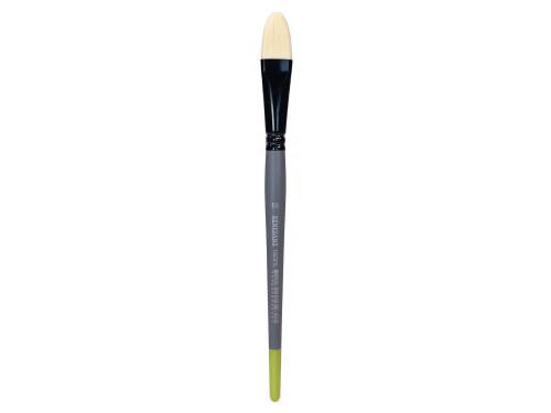 Filbert synthetic bristle 1005FR series brush - Renesans - no. 18