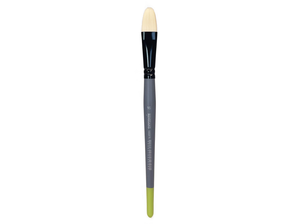 Filbert synthetic bristle 1005FR series brush - Renesans - no. 16
