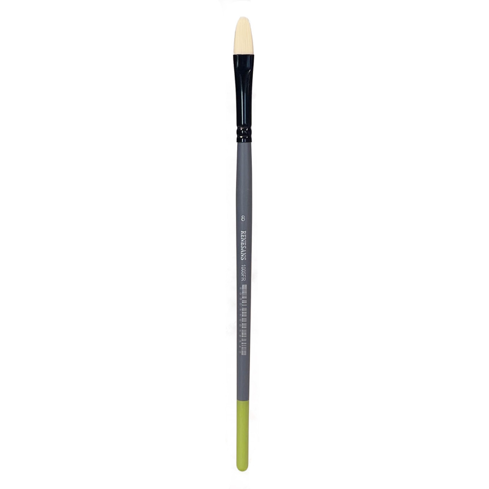Filbert synthetic bristle 1005FR series brush - Renesans - no. 8