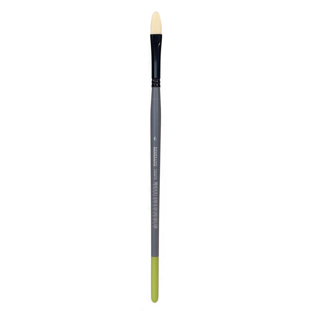 Filbert synthetic bristle 1005FR series brush - Renesans - no. 6