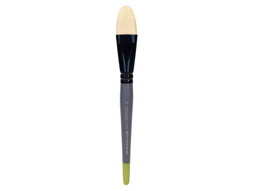 Filbert synthetic bristle 1005FR series brush - Renesans - no. 24