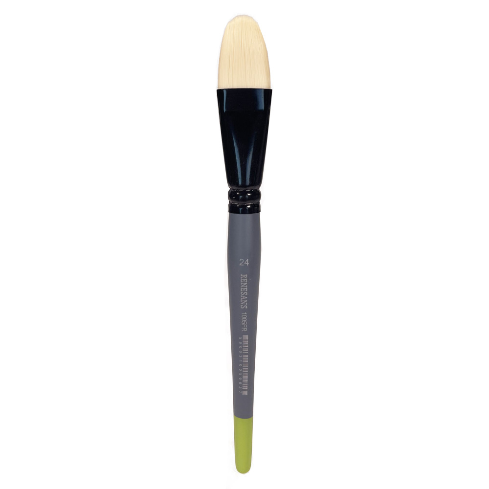 Filbert synthetic bristle 1005FR series brush - Renesans - no. 24
