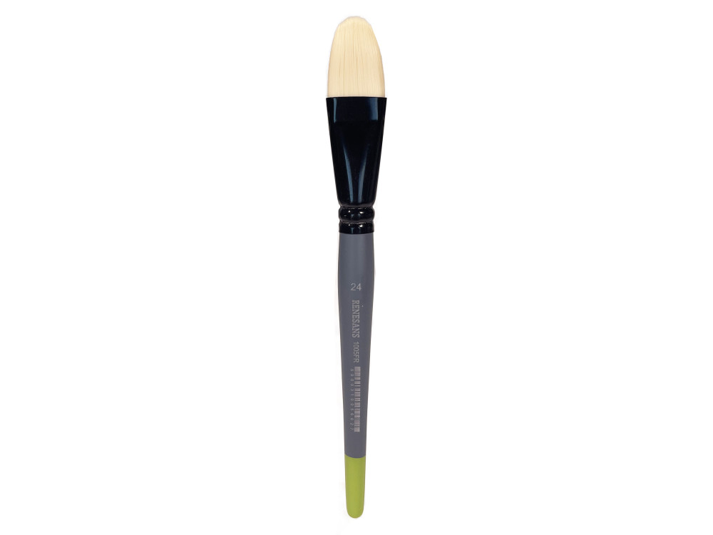 Filbert synthetic bristle 1005FR series brush - Renesans - no. 24