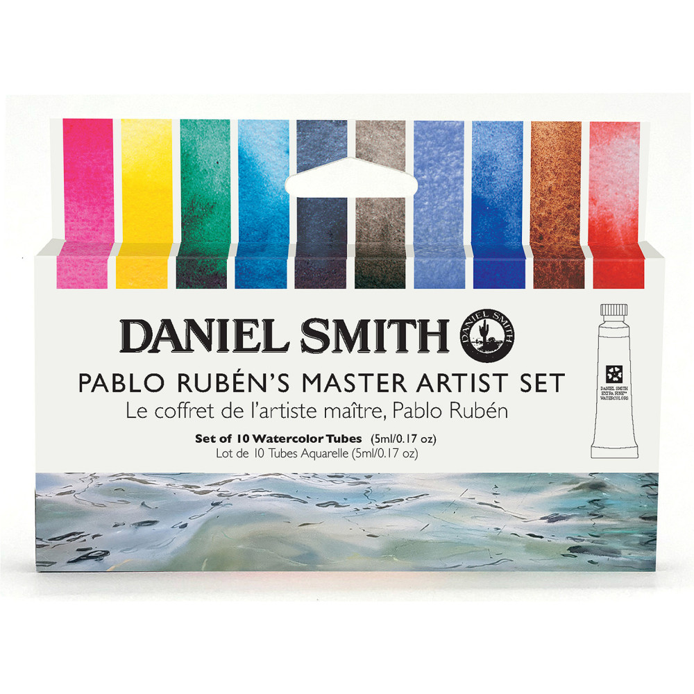Set of Extra Fine Pablo Rubens Master Artist Watercolor paints - Daniel Smith - 10 x 5 ml