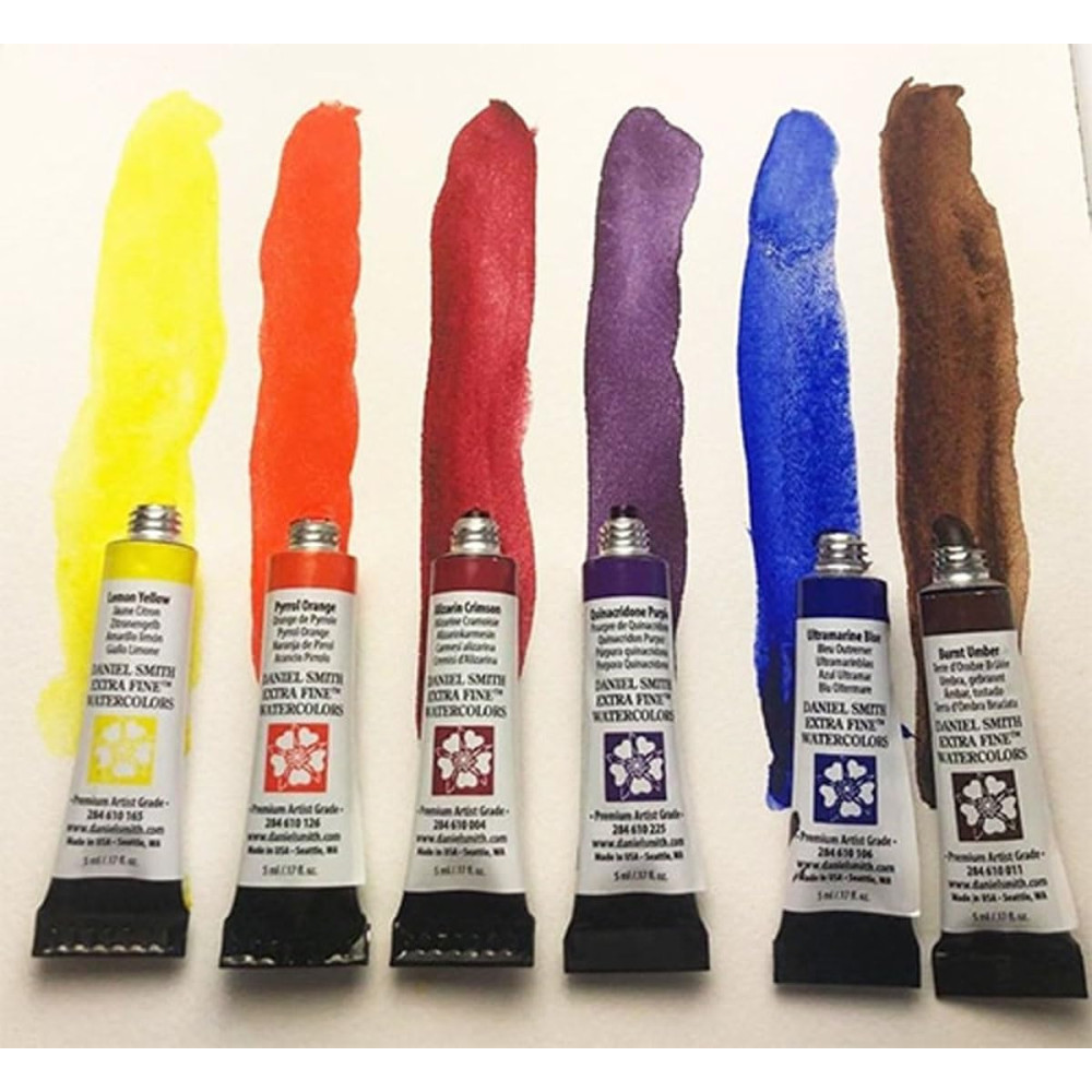 Zestaw akwareli Extra Fine Jansen Chow's Master Artist 1 - Daniel Smith - 6 x 5 ml