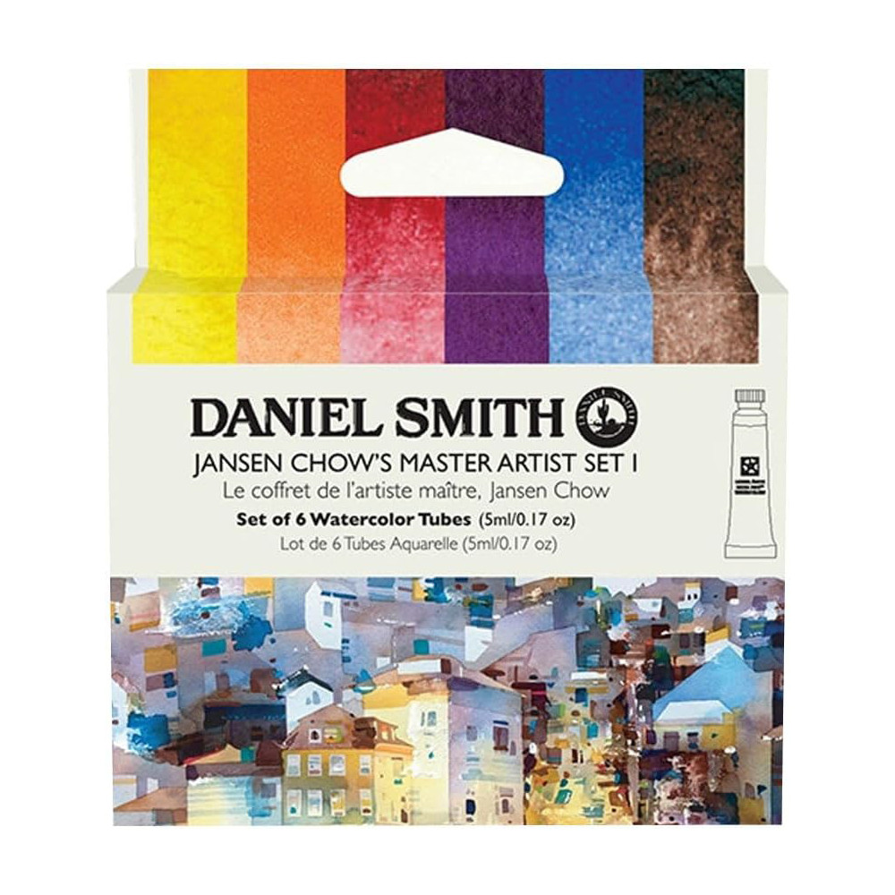 Zestaw akwareli Extra Fine Jansen Chow's Master Artist 1 - Daniel Smith - 6 x 5 ml