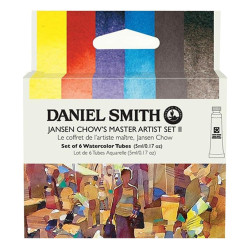 Zestaw akwareli Extra Fine Jansen Chow's Master Artist 2 - Daniel Smith - 6 x 5 ml