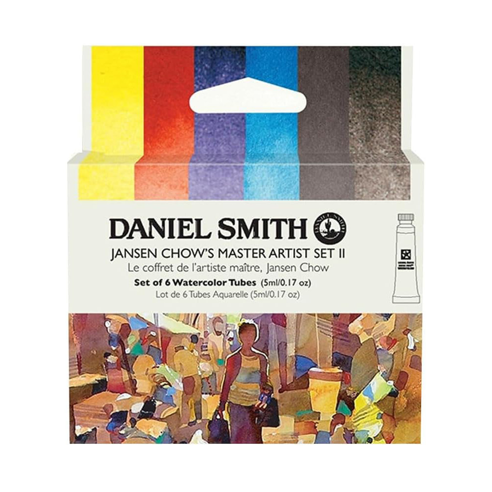 Zestaw akwareli Extra Fine Jansen Chow's Master Artist 2 - Daniel Smith - 6 x 5 ml