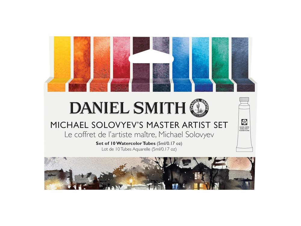 Zestaw akwareli Extra Fine Michael Solovyev's Master Artist - Daniel Smith - 10 x 5 ml