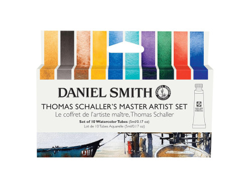 Set of Extra Fine Thomas Schaller's Master Artist Watercolor paints - Daniel Smith - 10 x 5 ml