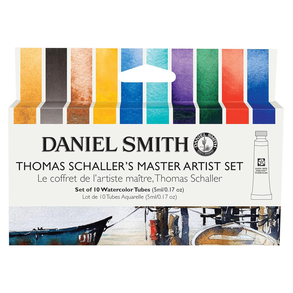 Zestaw akwareli Extra Fine Thomas Schaller's Master Artist - Daniel Smith - 10 x 5 ml