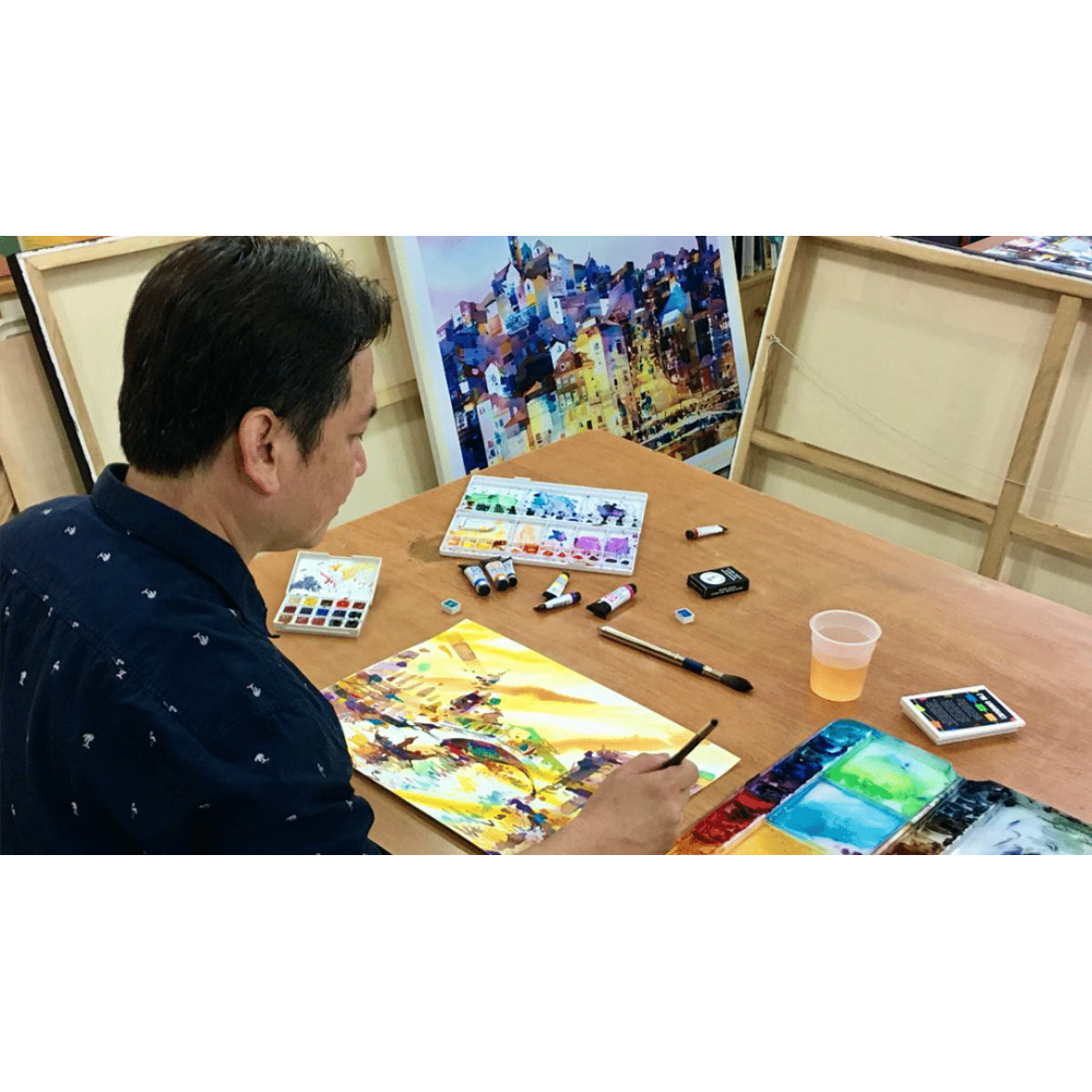 Zestaw akwareli Extra Fine Jansen Chow's Master Artist 1 - Daniel Smith - 6 x 5 ml