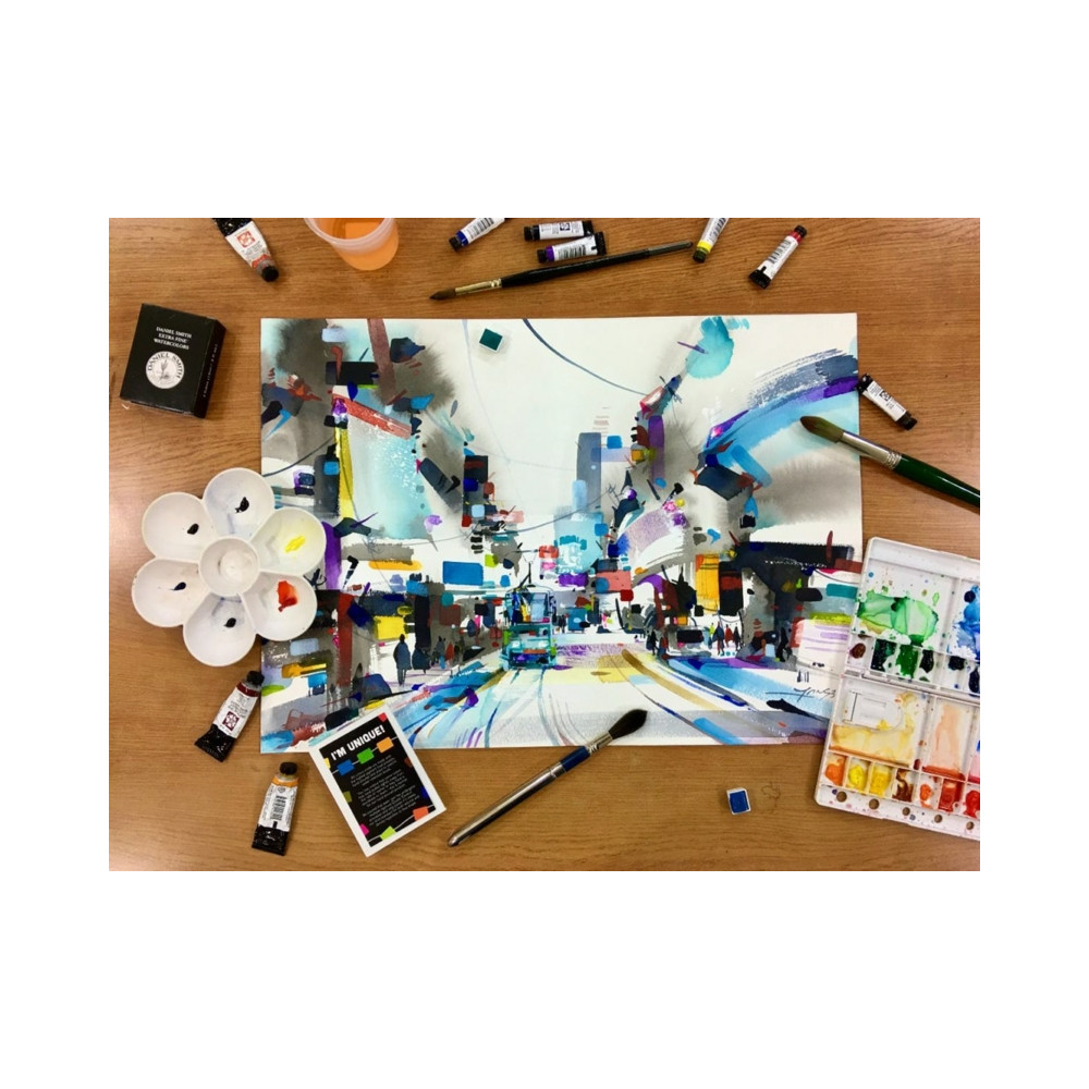 Set of Extra Fine Jansen Chow's Master Artist 1 Watercolor paints - Daniel Smith - 6 x 5 ml