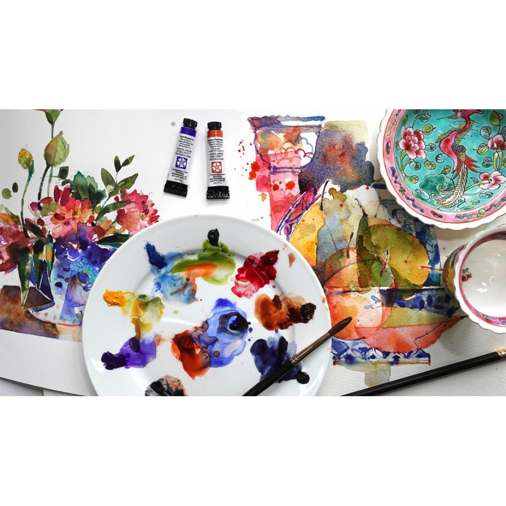 Set of Extra Fine Paul Wang's Colour Play Lab Watercolor paints - Daniel Smith - 10 x 5 ml