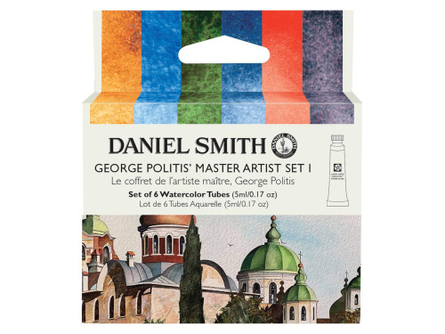 Zestaw akwareli Extra Fine George Politis' Master Artist 1 - Daniel Smith - 6 x 5 ml