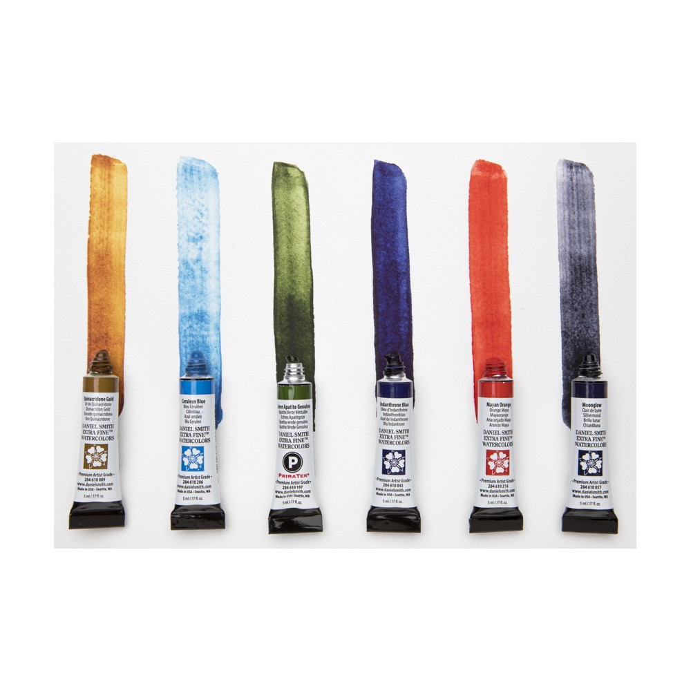 Set of Extra Fine George Politis' Master Artist 1 Watercolor paints - Daniel Smith - 6 x 5 ml