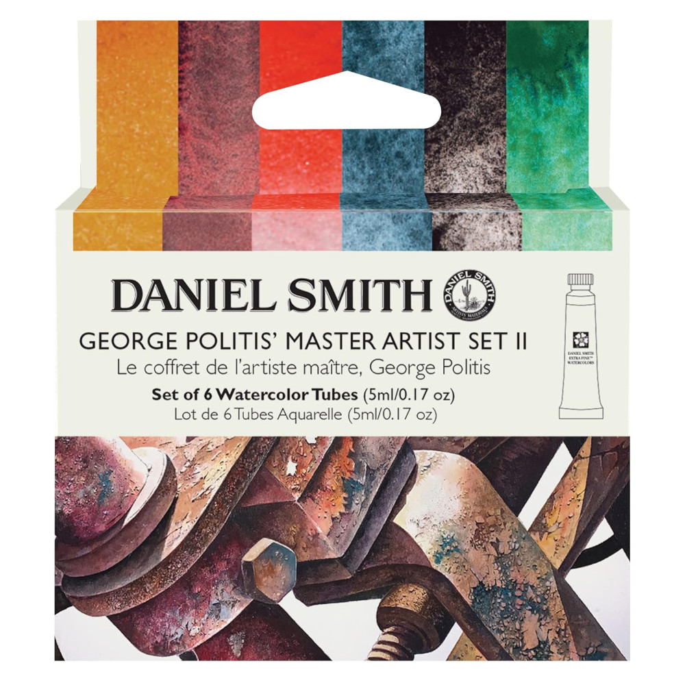 Zestaw akwareli Extra Fine George Politis Master Artist 2 - Daniel Smith - 6 x 5 ml