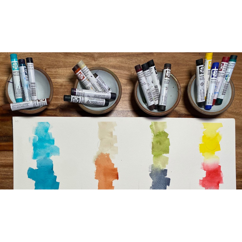 Set of Extra Fine Core Mixing Watercolor stick paints - Daniel Smith - 5 pcs.