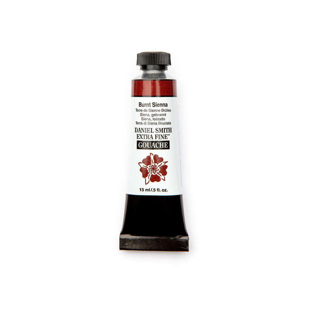 Extra Fine Gouache paint - Daniel Smith - Burnt Sienna 15 ml