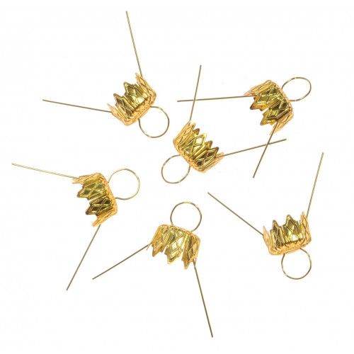 bauble hanger 12 mm 6 pcs gold bauble hanger 12 mm 6 pcs gold