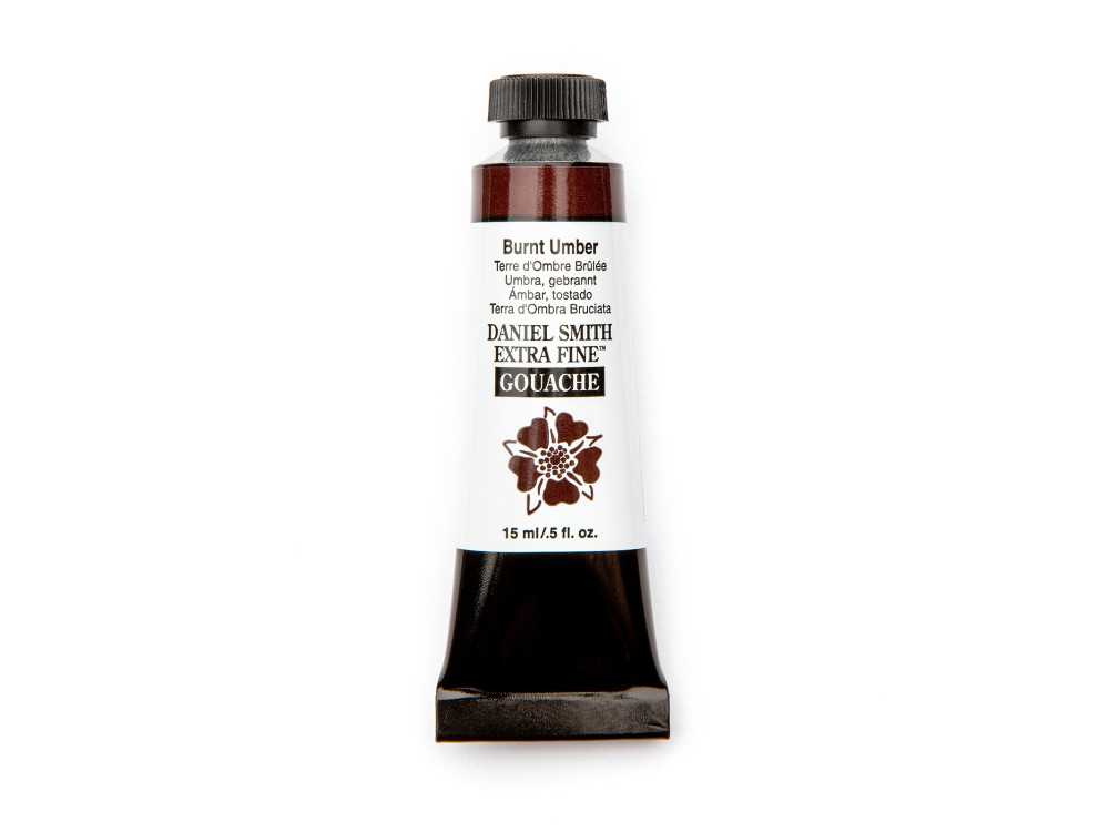 Extra Fine Gouache paint - Daniel Smith - Burnt Umber 15 ml