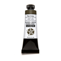 Extra Fine Gouache paint - Daniel Smith - Raw Umber 15 ml