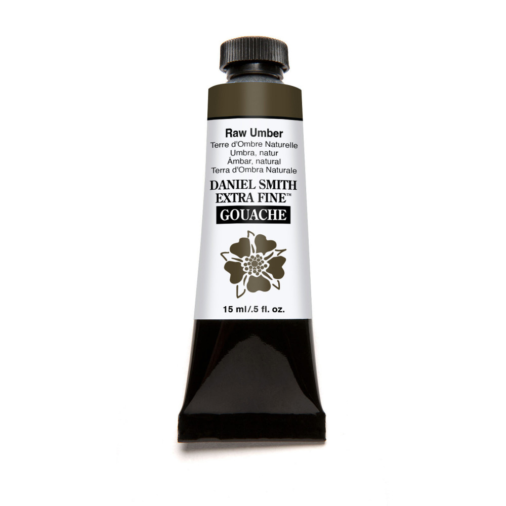 Extra Fine Gouache paint - Daniel Smith - Raw Umber 15 ml