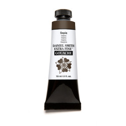 Extra Fine Gouache paint - Daniel Smith - Sepia 15 ml