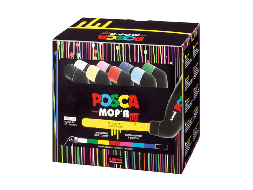 Zestaw markerów Posca MOP'R PCM-22 - Uni - 8 szt.