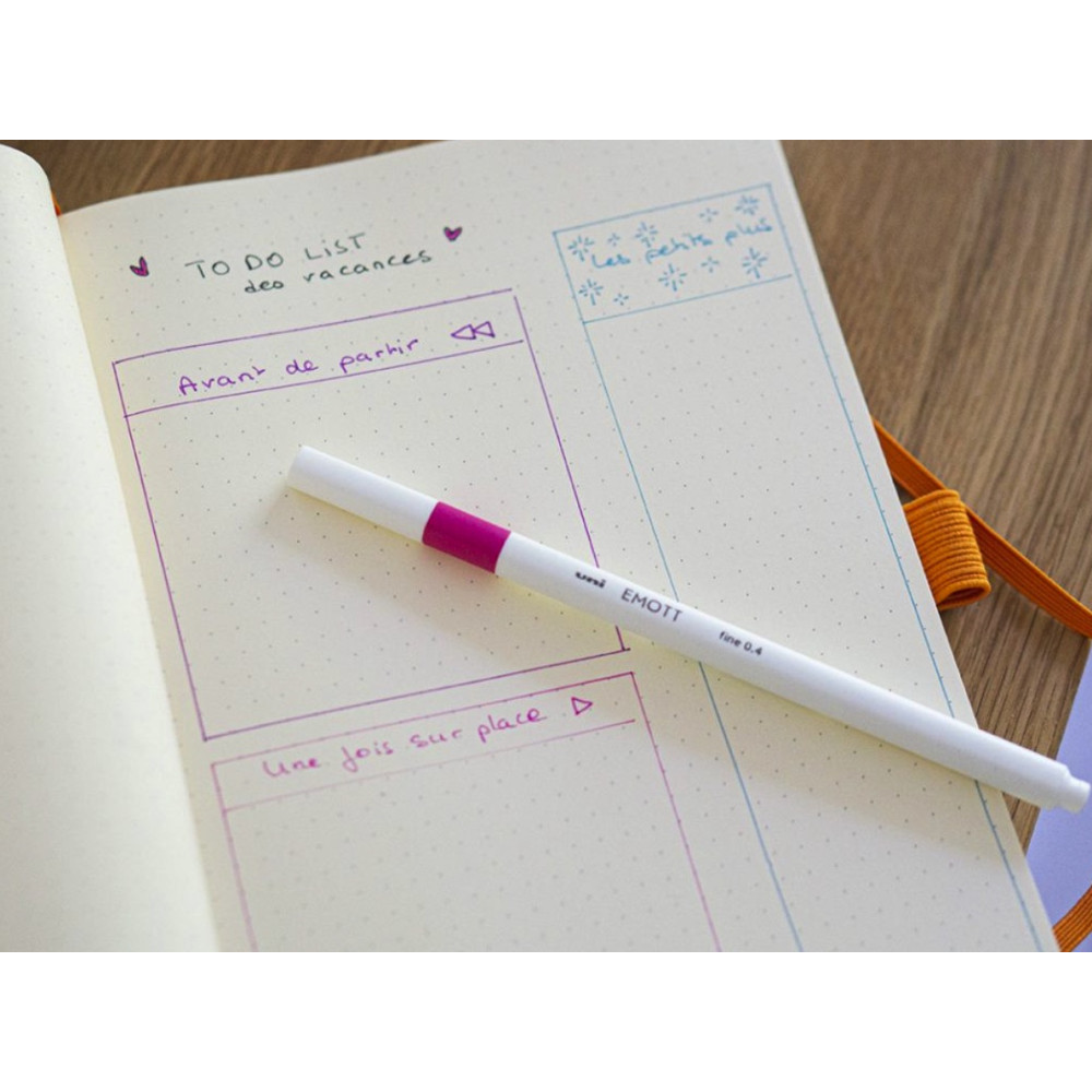 Set of Emott fineliners No. 5 - Uni - 0,4 mm 5 pcs.