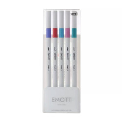 Set of Emott fineliners No. 5 - Uni - 0,4 mm 5 pcs.