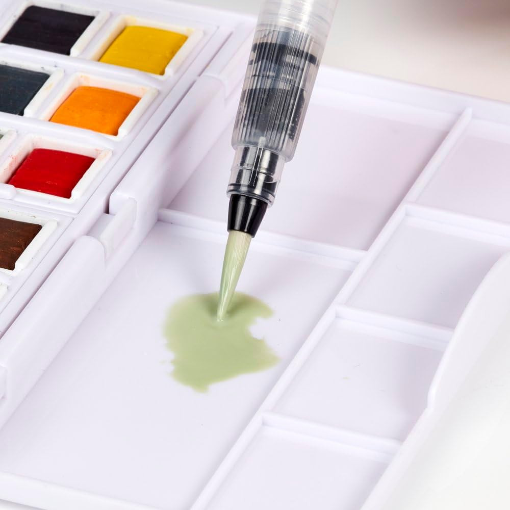 Watercolor Paint Pan Set - Derwent - 12 colors