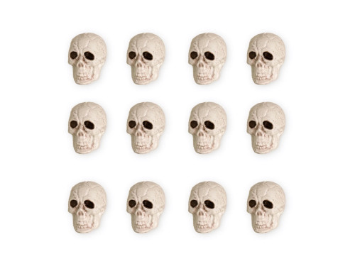 The Halloween table decoration Skulls - 12 pcs.